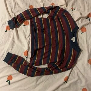 Edgy Hipster Cropped Long Sleeve